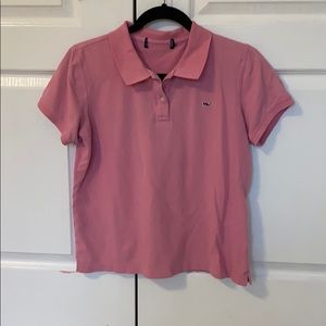 pink Vineyard Vines polo